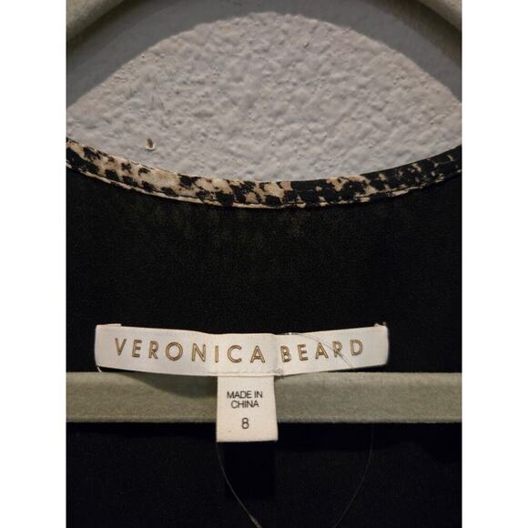 Veronica Beard Women's Snake Print Silk Mini Dress Size 8 Office Party - Picture 2 of 9